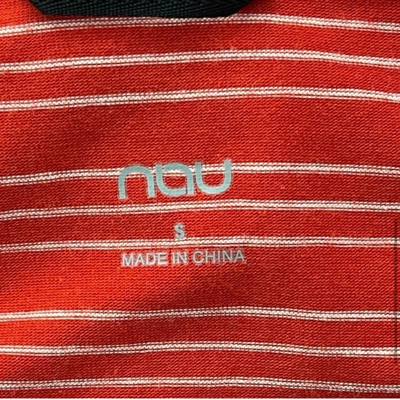 Nau Organic Cotton Striped Sleeveless Shirt  Dress Women’s Size Small - Picture 5 of 14